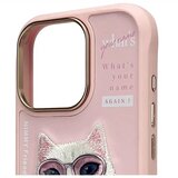 NIMMY COOL & CUTE 2.0 ovitek z motivom mačke za iPhone 16 Pro - roza | Shoptok.si