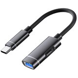INF Adapter Type-C na USB: Podpora za polnjenje in prenos podatkov Black, (5000276776) | Shoptok.si