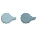 Liewood ostali pripomočki za hranjenje Kylie skodelica 2/1, silikon sea blue, whale blue | Shoptok.si