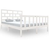  Posteljni okvir bel iz borovine 120x200 cm, (20646482) | Shoptok.si