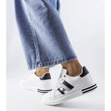 Gemre White and black platform sneakers Sacaton | Shoptok.si