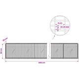  Gabion s žicom debljine 3,5 mm i mrežom 5x2,5 cm 350x20x50 cm | shoptok.hr