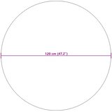  Tepisi za područja Moiré Kružni AGIRA Prirodna Ø 120 CM | shoptok.hr