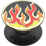 Popsockets držalo / stojalo PopGrip Enamel Flame on Black - Premium Cene