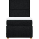  Box spring krevet s madracem crni 90x190 cm od tkanine | shoptok.hr