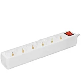 razvodnik sa 6 mesta 3m 1.5mm2 + prekidač NV06K-3/WH-P/1,5
