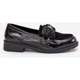 S. BARSKI Lacquered Women's Moccasins With Bow S.Barski | shoptok.hr