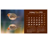  KALENDAR STOLNI MALI 2026. 13 LISTOVA, OBOSTRANI, SPIRALA | shoptok.hr
