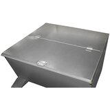eurokraft pro Zložljiv pokrov, pocinkan, 2-delni, za izvedbo 0,5 / 0,55 m³ | Shoptok.si