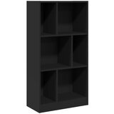 Maison Chic Knjižna omara - Knjižni regal črna 57x28,5x107,5 cm inženirski les, (21724841) Cene