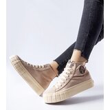 Lee Cooper - producent Beige sneakers Lee Cooper Cene