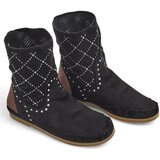 Resti Women's ankle boots with low wedge and studs Indian Style | ePonuda.com