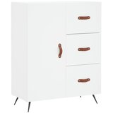  Visoka komoda bijela 69,5x34x180 cm konstruirano drvo | shoptok.hr