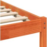  Konstrukcija postelje Rjava 200 x 200 cm Masivno borovo les, (5000123934) | Shoptok.si