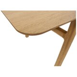 Woodman Proširiv blagovaonski stol s dodatnom pločom u dekoru hrasta 90x180 cm Curved – | shoptok.hr