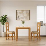 Blagovaonski set 3 kom. Bež Čvrsto Hrastovo Drvo | shoptok.hr