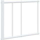Metalni okvir kreveta uzglavlje i podnožje bijeli 135 x 190 cm | shoptok.hr