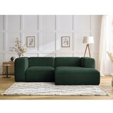 Bobochic Paris Tamno zelena kutna garnitura od bouclé tkanine (s desnim kutom) Zephyr – | shoptok.hr