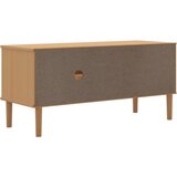 TV ormarić SENJA izgled ratana smeđi 106x40x49 cm od borovine | Eponuda.com
