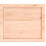 vidaXL Mizna plošča 60x50x(2-6) cm neobdelana trdna hrastovina | Shoptok.si