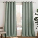 set 2 termo zatemnitvenih zaves z obročki – 140 x 350 cm odprta embalaža