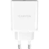Canyon Canyon, Wall charger with 1*USB, QC3.0 24W, Input: 100V-240V, Output: DC 5V/3A,9V/2.67A,12V/2A, Eu plug, Over-load, over-heated, over-current and short circuit protection, CE, RoHS ,ERP. Size:89*46*26.5 mm,58g, White | shoptok.hr