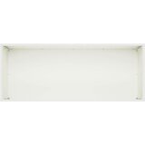  Vrtna saksija Bijela 100 x 40 x 40 cm Čelična vrata | shoptok.hr