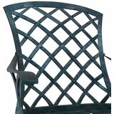  Vrtna stolica 4 pcs Zelena 61 x 60,5 x 93cm Aluminij | shoptok.hr