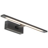 QAZQA Stenska svetilka črna 41,5 cm z LED IP44 - Jerre Cene