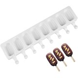 Dardanar 2 kosa modelčkov za sladoled, silikonski modelčki za sladoled, komplet modelčkov za popsicle, komplet modelčkov za sladoled, modelček za sladoled DIY, (21199725) Cene