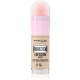 Maybelline Instant Age Rewind Perfector 4-In-1 Glow posvetlitveni tekoči puder z gobico 20 ml odtenek 01 Light Cene