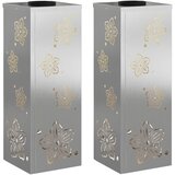  Solarna LED svjetlost za stazu 2 pcs Srebrno Nehrđajući čelik | Eponuda.ba