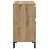 Kreveta Umjetnički hrast 60 x 35 x 70 cm Obrađeno drvo i čelik | shoptok.hr