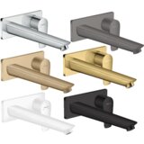 Hansgrohe Talis E 225 Polished Gold Optic uzidna baterija (slavina) za umivaonik sa odlivnim ventilom sifona nezatvorivim 71734990 | ePonuda.com