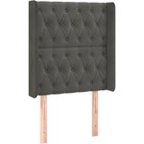  LED uzglavlje tamnosivo 83x16x118/128 cm baršunasto | shoptok.hr