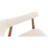 Lomoco NASLANJAČ, kovina, tekstil barve hrasta, krem barve | Shoptok.si