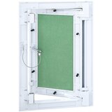 vidaXL Zeleni dostopni panel Aluminij, Mavec 350 x 250 x 12.5 mm Trpežen | Shoptok.si