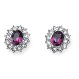 Oliver Weber ženske Regal Small Violet Mindjuše Sa Swarovski Ljubičastim Kristalom | ePonuda.com