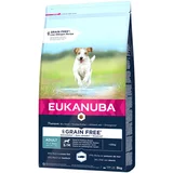 Eukanuba Grain Free Adult Small / Medium Breed losos - Varčno pakiranje: 2 x 3 kg