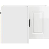  Zidni kutni ormar PORTO Visoki sjaj bijela 57 x 57 x 40 cm | Eponuda.com