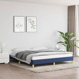 Maison Chic Posteljni okvir - Dvoposteljna postelja - Zakonska postelja brez vzmetnice moder 180x200 cm blago-J4024, (21767993) | Shoptok.si