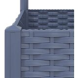  Sadilica s rešetkom tamnosiva 80 x 40 x 121 5 cm pp | shoptok.hr