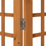 vidaXL Sobna pregrada / rešetka s 3 panela od jelovine 121 x 180,5 cm | shoptok.hr