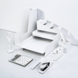 Deli Set kancelarijskog pribora Lux NS003, Beli Cene