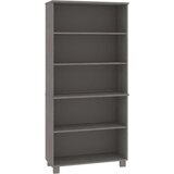  Visoka omara HAMAR trdna borovina svetlo siva, (20654659) | Shoptok.si