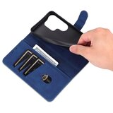 SUNSKY Eleganten ovitek etui iz umetnega usnja za Samsung S26 Ultra, Moder | Shoptok.si