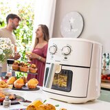  Friteza na Zrak InnovaGoods Vynner Pro 6500 Krema 1700 W 6 5 L Nehrđajući Čelik | shoptok.hr