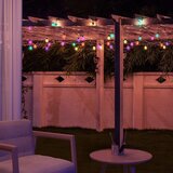  LED RGB solarna dekorativna girlanda 15xLED/18 funkcija USB 6 m IP44 crna Slike