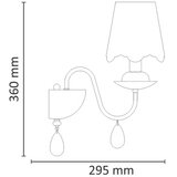  Zidna svetiljka FABRIZIA 1xE14/12W/230V | Eponuda.com