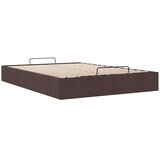 vidaXL Otomanski posteljni okvir brez vzmetnice rjav 140x190 cm blago, (21611872) | Shoptok.si